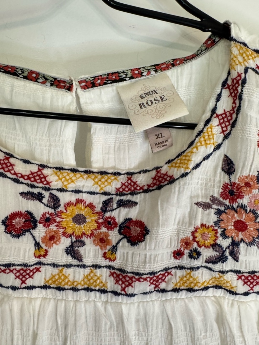 Knox Rose Embroidered Boho Top - Picture 2 of 7